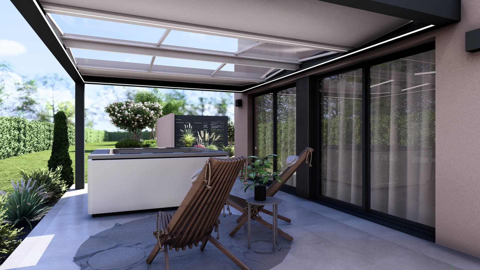 Abri de spa LA Pergola Concept Alu