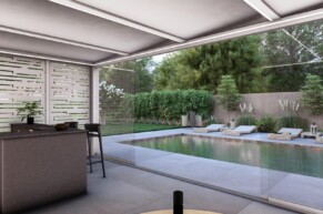 Pool House LA Pergola Concept Alu
